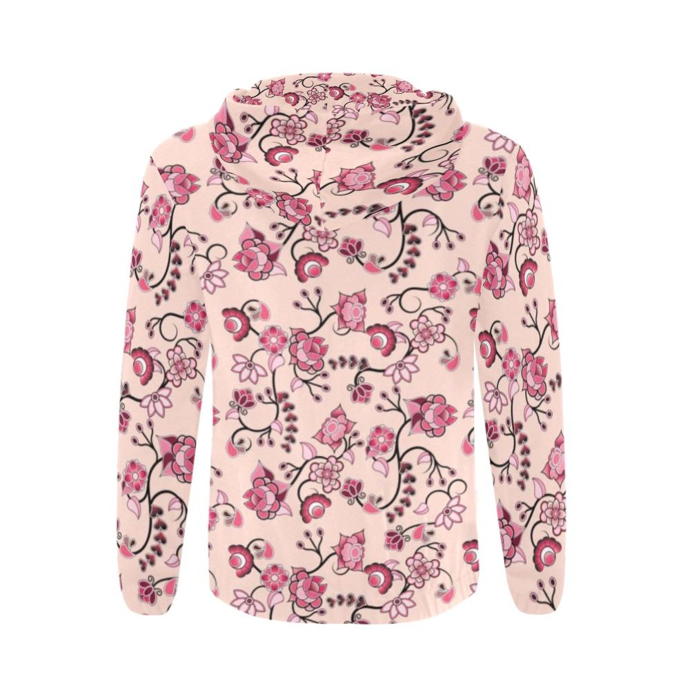 Floral Amour All Over Print Full Zip Hoodie for Men (Model H14) All Over Print Full Zip Hoodie for Men (H14) e-joyer 