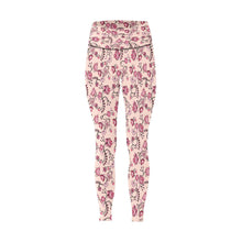 Load image into Gallery viewer, Floral Amour All Over Print High-Waisted Leggings (Model L36) High-Waisted Leggings (L36) e-joyer 
