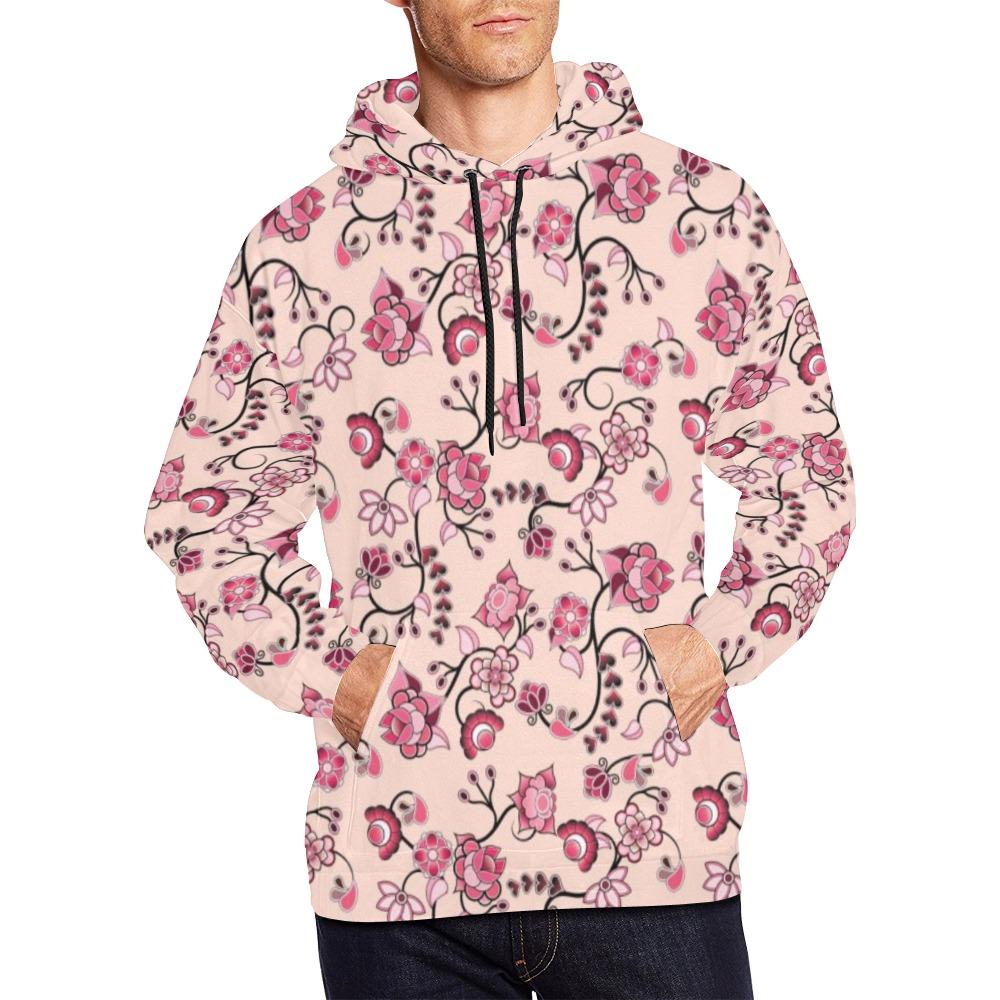 Floral Amour All Over Print Hoodie for Men (USA Size) (Model H13) All Over Print Hoodie for Men (H13) e-joyer 
