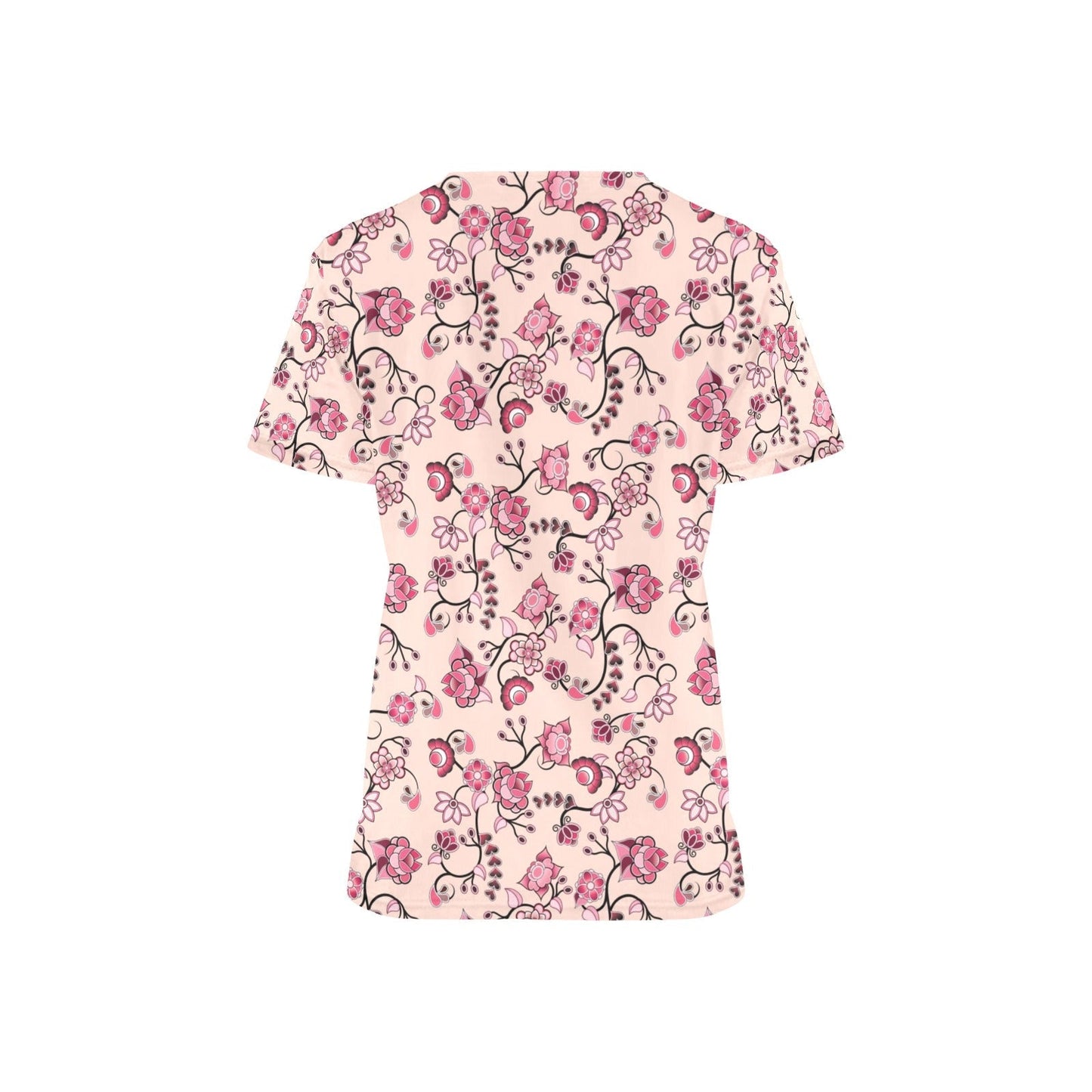 Floral Amour All Over Print Scrub Top Scrub Top e-joyer 