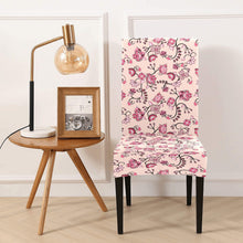 Load image into Gallery viewer, Floral Amour Chair Cover (Pack of 4) Chair Cover (Pack of 4) e-joyer 
