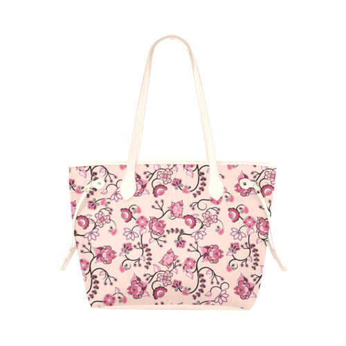 Floral Amour Clover Canvas Tote Bag (Model 1661) Clover Canvas Tote Bag (1661) e-joyer 