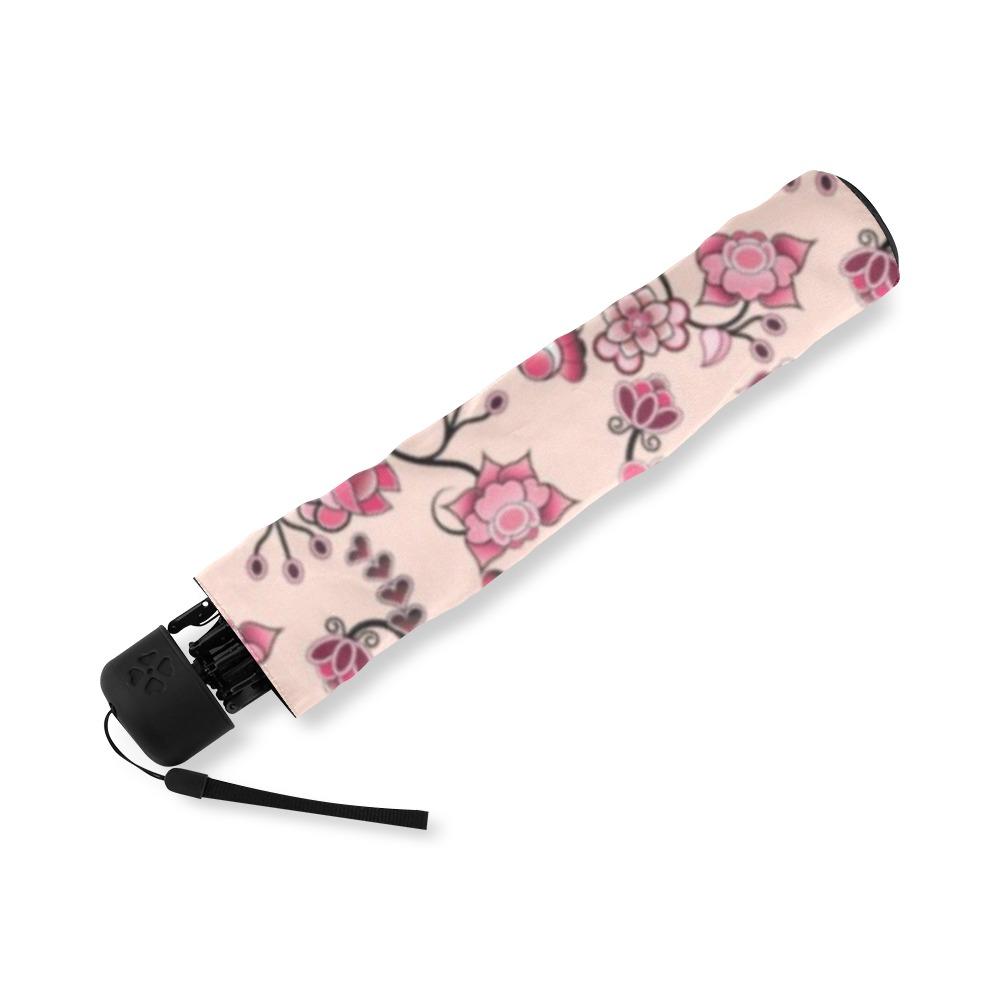 Floral Amour Foldable Umbrella (Model U01) Foldable Umbrella e-joyer 