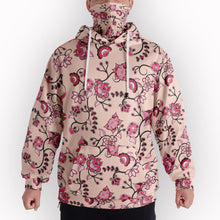 Load image into Gallery viewer, Floral Amour Hoodie with Face Cover 49 Dzine 
