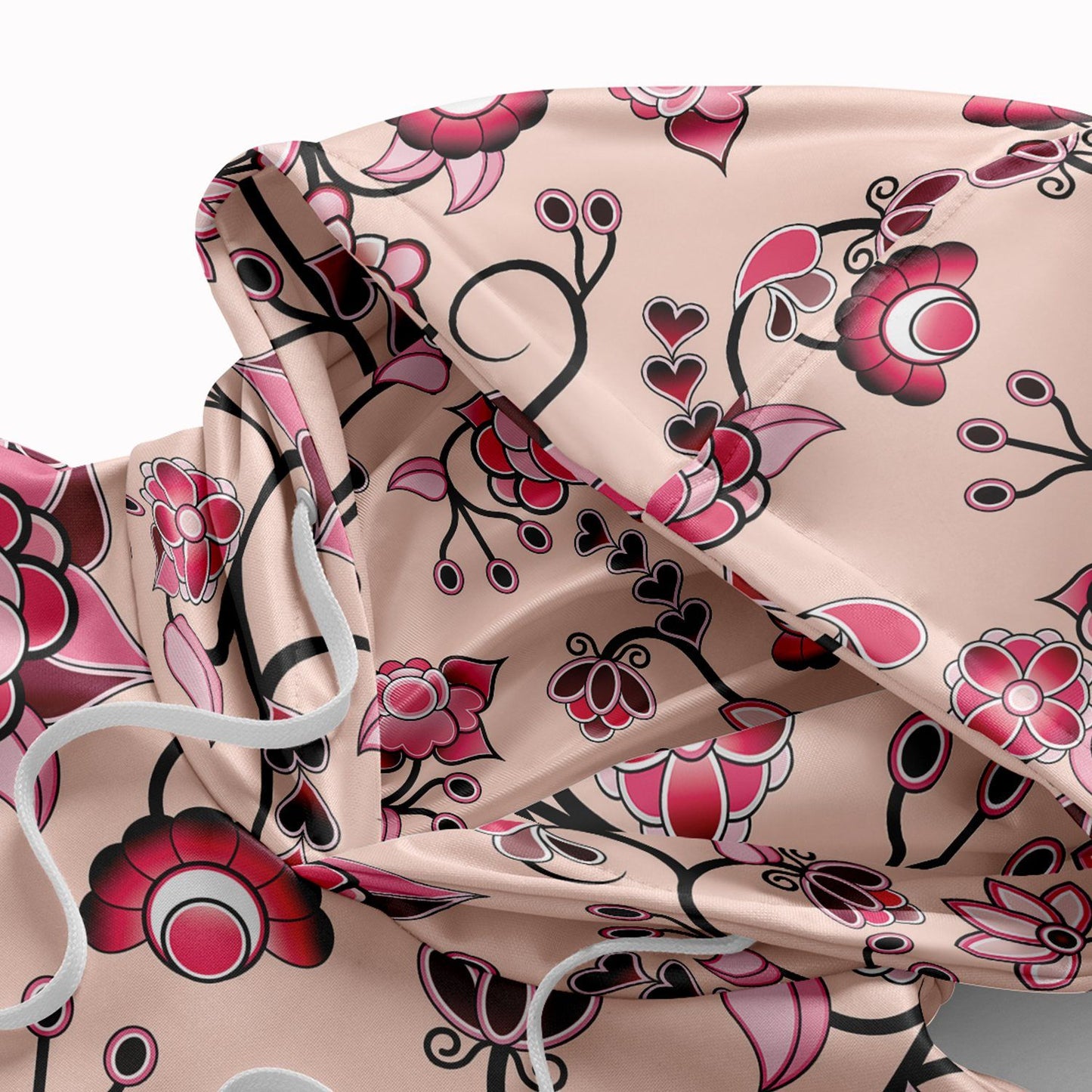 Floral Amour Hoodie with Face Cover 49 Dzine 