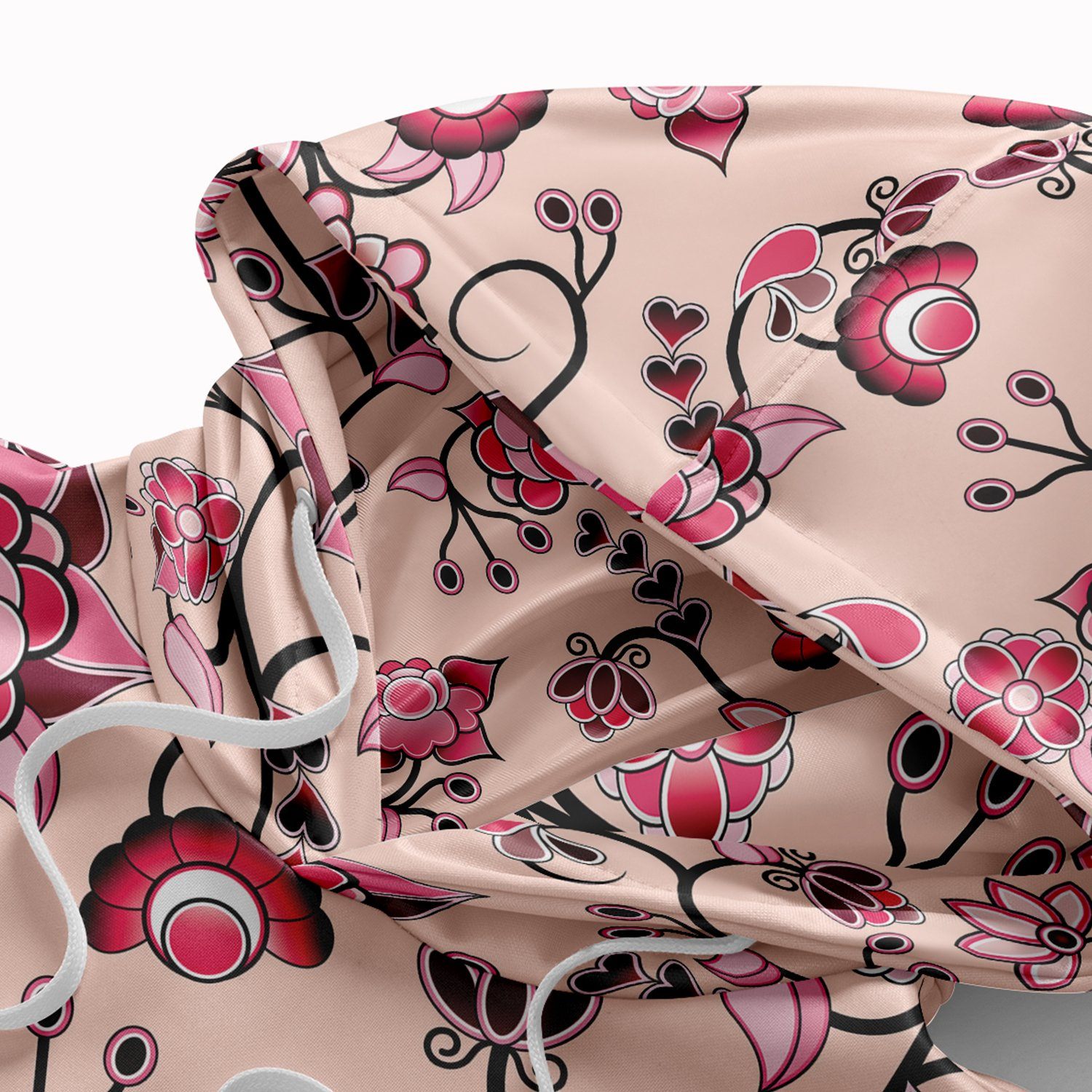 Floral Amour Hoodie with Face Cover 49 Dzine 