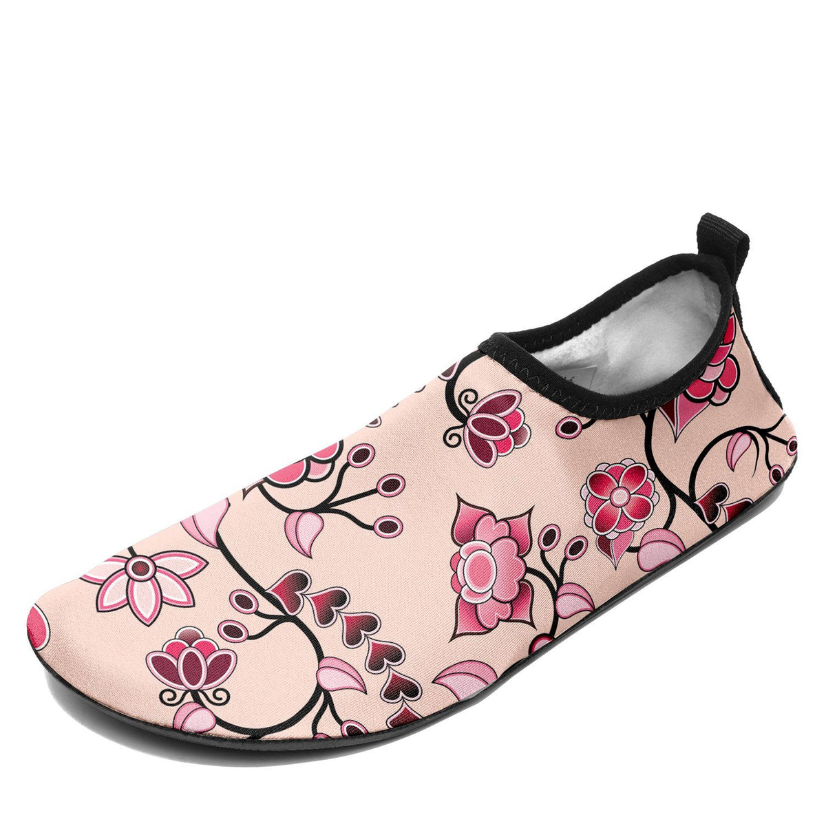 Floral Amour Kid's Sockamoccs – Kids' Slip-On Shoes by 49 Dzine