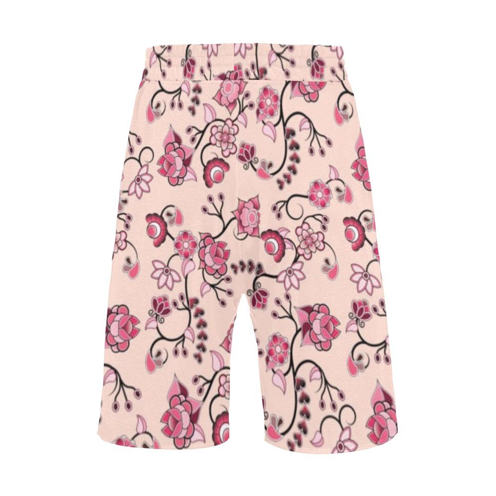 Floral Amour Men's All Over Print Casual Shorts (Model L23) Men's Casual Shorts (L23) e-joyer 