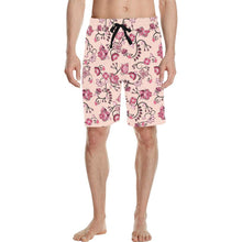 Load image into Gallery viewer, Floral Amour Men&#39;s All Over Print Casual Shorts (Model L23) Men&#39;s Casual Shorts (L23) e-joyer 
