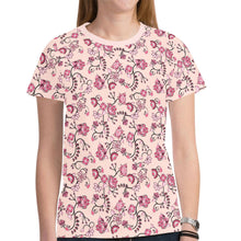 Load image into Gallery viewer, Floral Amour New All Over Print T-shirt for Women (Model T45) tshirt e-joyer 
