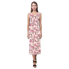 Load image into Gallery viewer, Floral Amour Phaedra Sleeveless Open Fork Long Dress (Model D08) Phaedra Sleeveless Open Fork Long Dress (D08) e-joyer 
