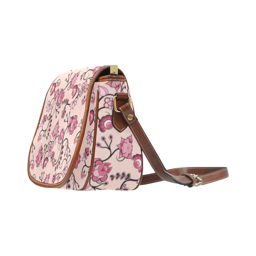 Floral Amour Saddle Bag/Large (Model 1649) bag e-joyer 