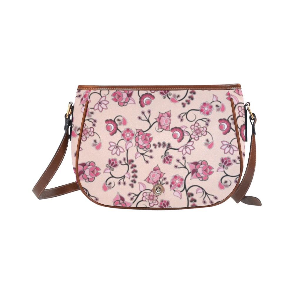 Floral Amour Saddle Bag/Large (Model 1649) bag e-joyer 