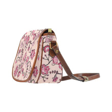 Load image into Gallery viewer, Floral Amour Saddle Bag/Small (Model 1649) Full Customization bag e-joyer 
