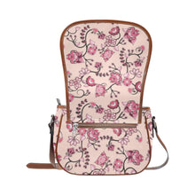 Load image into Gallery viewer, Floral Amour Saddle Bag/Small (Model 1649) Full Customization bag e-joyer 
