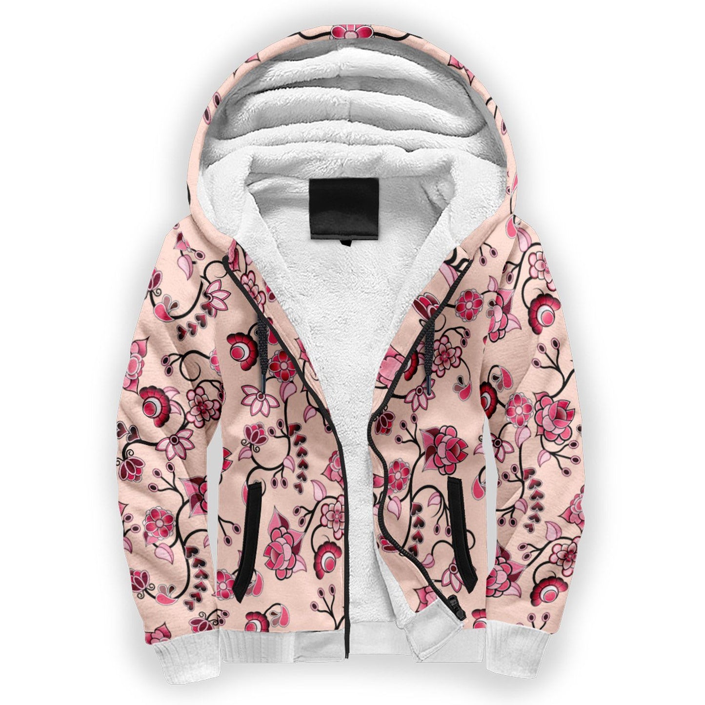 Floral Amour Sherpa Hoodie hoodie Herman 