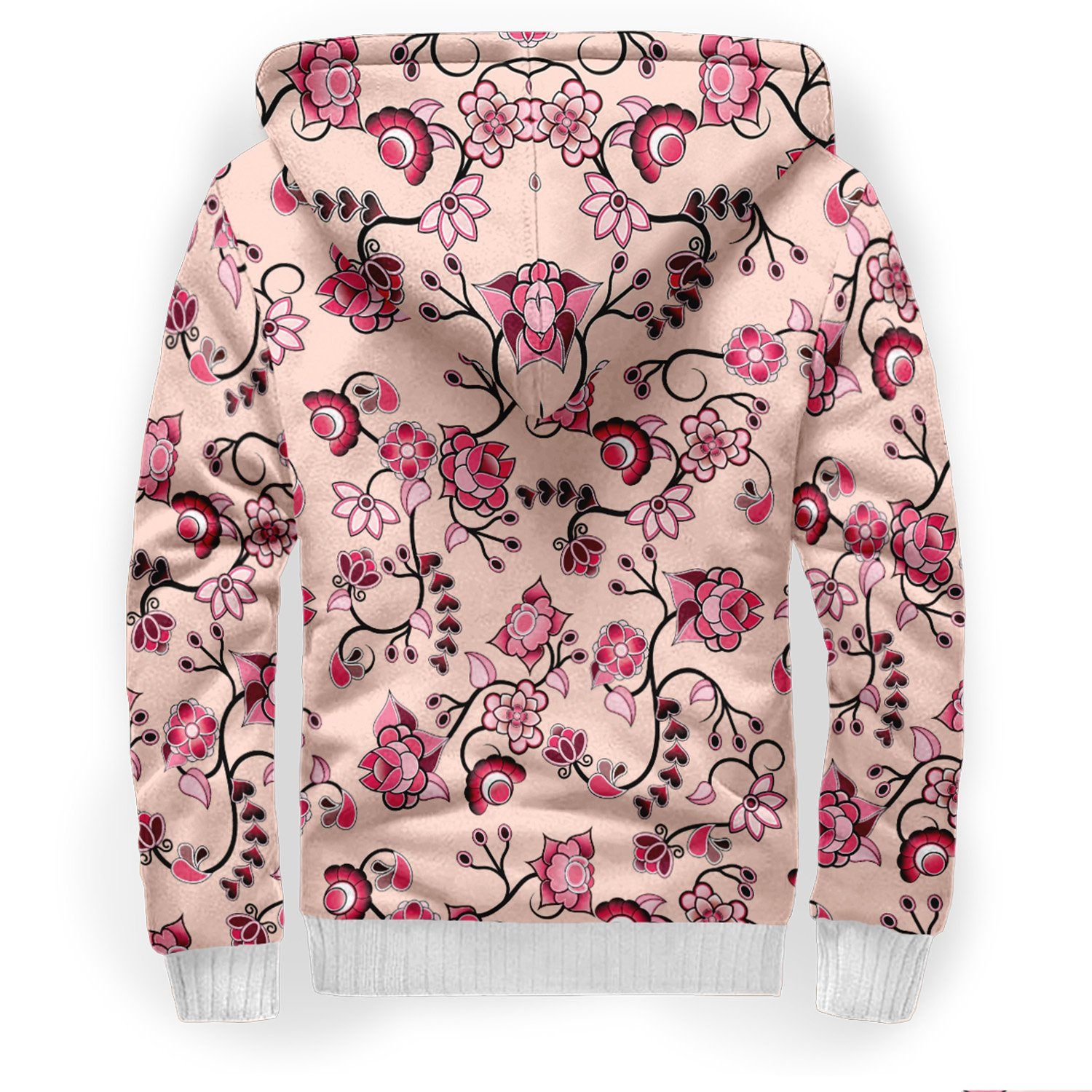 Floral Amour Sherpa Hoodie hoodie Herman 