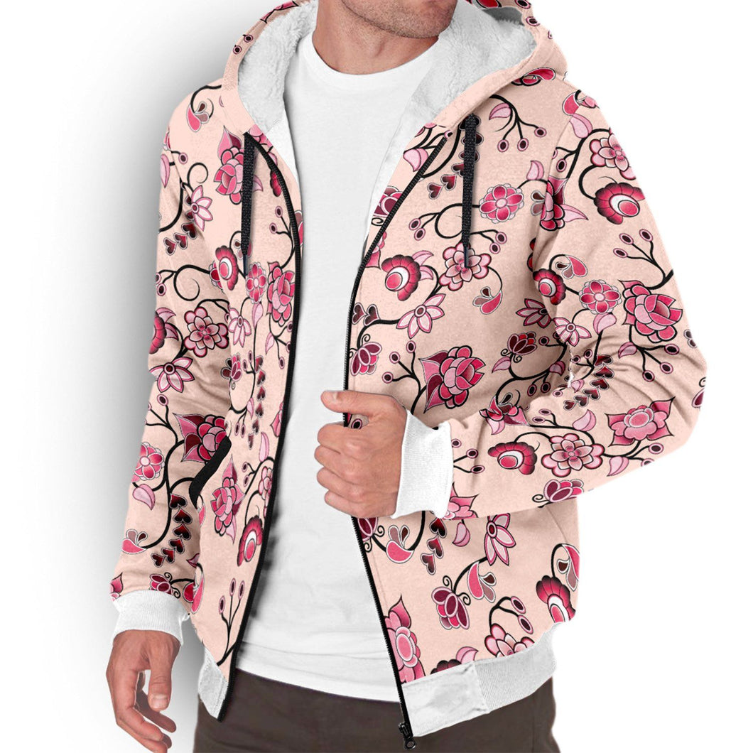 Floral Amour Sherpa Hoodie hoodie Herman 