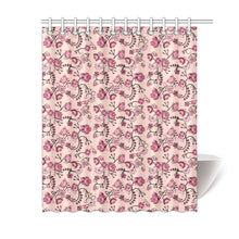 Load image into Gallery viewer, Floral Amour Shower Curtain 60&quot;x72&quot; Shower Curtain 60&quot;x72&quot; e-joyer 
