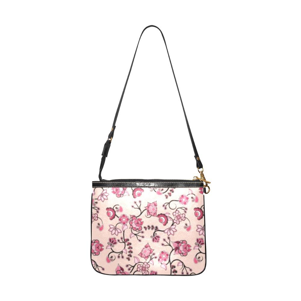Floral Amour Small Shoulder Bag (Model 1710) Small Shoulder Bag (1710) e-joyer 