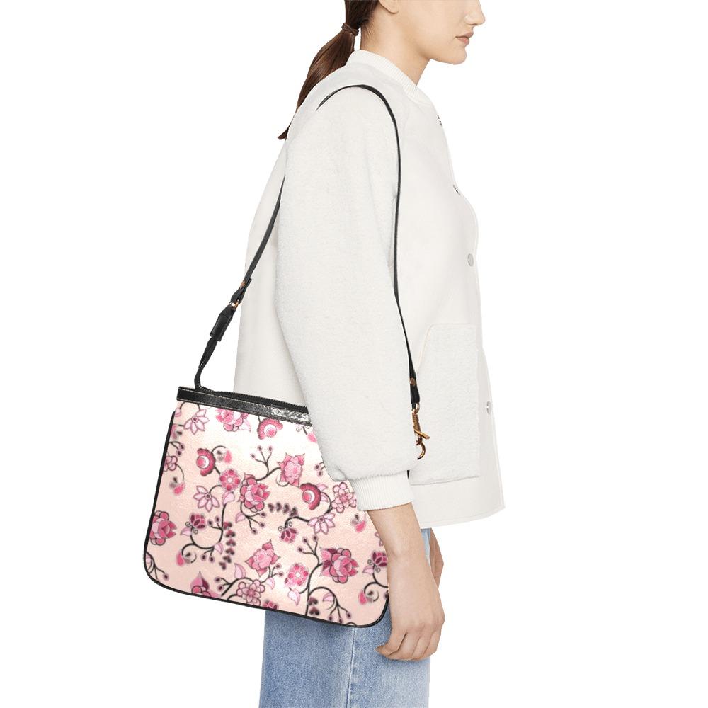 Floral Amour Small Shoulder Bag (Model 1710) Small Shoulder Bag (1710) e-joyer 