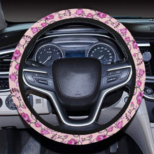 Load image into Gallery viewer, Floral Amour Steering Wheel Cover with Elastic Edge Steering Wheel Cover with Elastic Edge e-joyer 
