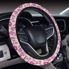 Load image into Gallery viewer, Floral Amour Steering Wheel Cover with Elastic Edge Steering Wheel Cover with Elastic Edge e-joyer 
