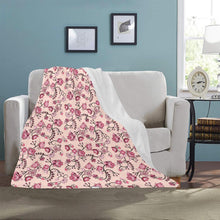 Load image into Gallery viewer, Floral Amour Ultra-Soft Micro Fleece Blanket 40&quot;x50&quot; Ultra-Soft Blanket 40&#39;&#39;x50&#39;&#39; e-joyer 
