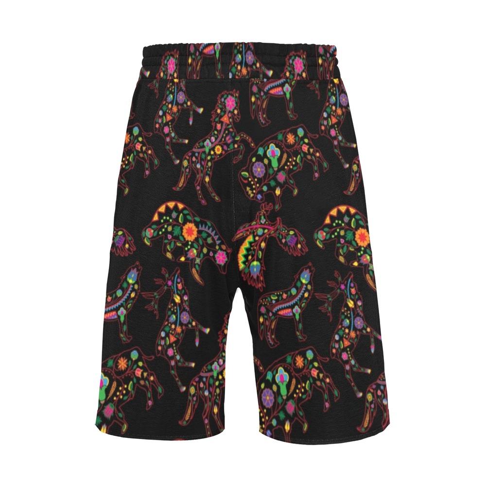 Floral Animal Men's All Over Print Casual Shorts (Model L23) Men's Casual Shorts (L23) e-joyer 