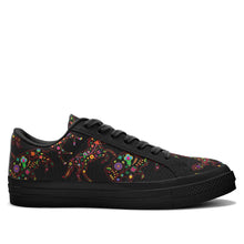 Load image into Gallery viewer, Floral Animals Aapisi Low Top Canvas Shoes Black Sole aapisi Herman 
