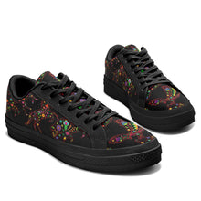 Load image into Gallery viewer, Floral Animals Aapisi Low Top Canvas Shoes Black Sole aapisi Herman 
