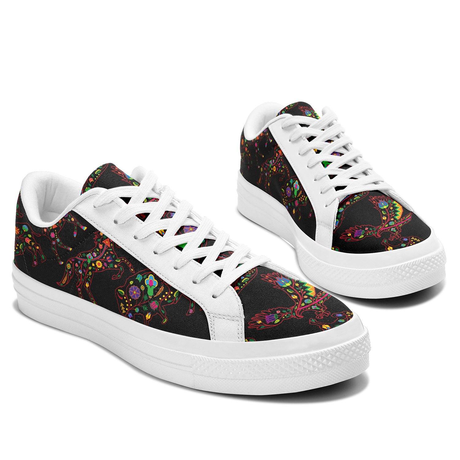 Floral Animals Aapisi Low Top Canvas Shoes White Sole aapisi Herman 