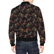 Load image into Gallery viewer, Floral Animals All Over Print Bomber Jacket for Men (Model H19) All Over Print Bomber Jacket for Men (H19) e-joyer 
