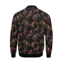 Load image into Gallery viewer, Floral Animals All Over Print Bomber Jacket for Men (Model H19) All Over Print Bomber Jacket for Men (H19) e-joyer 
