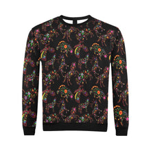 Load image into Gallery viewer, Floral Animals All Over Print Crewneck Sweatshirt for Men (Model H18) shirt e-joyer 
