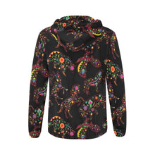 Load image into Gallery viewer, Floral Animals All Over Print Full Zip Hoodie for Women (Model H14) All Over Print Full Zip Hoodie for Women (H14) e-joyer 
