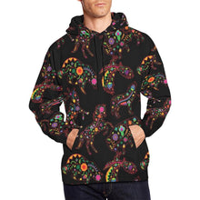Load image into Gallery viewer, Floral Animals All Over Print Hoodie for Men (USA Size) (Model H13) All Over Print Hoodie for Men (H13) e-joyer 
