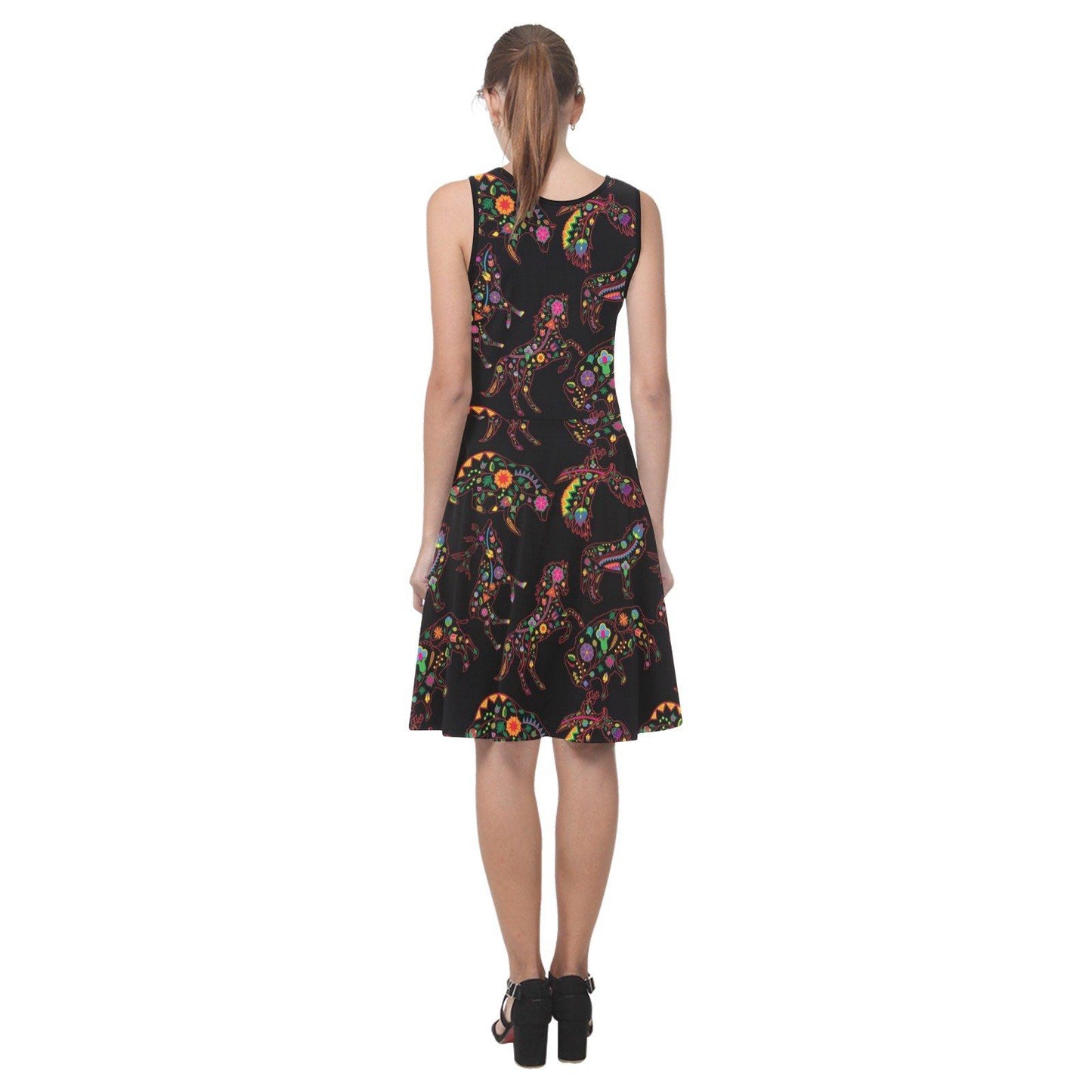 Floral Animals Atalanta Sundress (Model D04) Atalanta Sundress (D04) e-joyer 