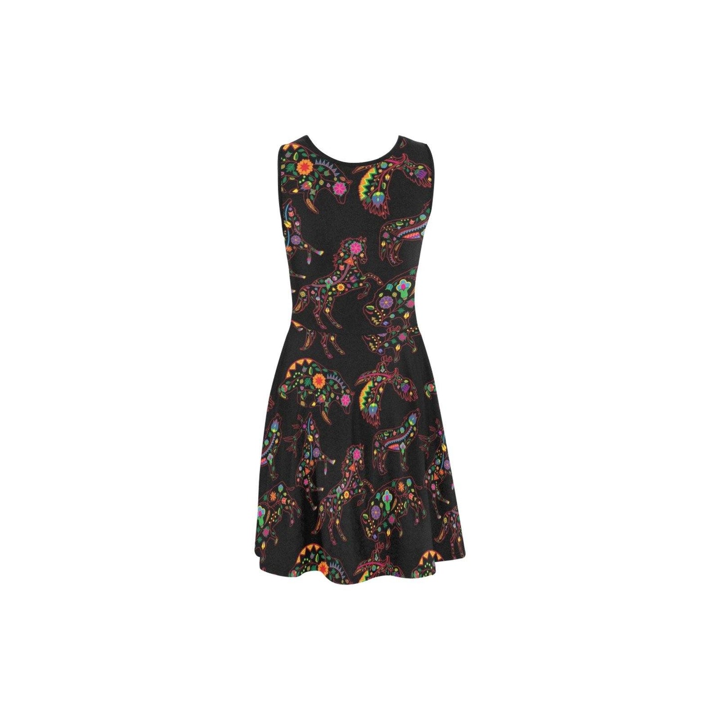 Floral Animals Atalanta Sundress (Model D04) Atalanta Sundress (D04) e-joyer 