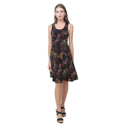 Floral Animals Atalanta Sundress (Model D04) Atalanta Sundress (D04) e-joyer 