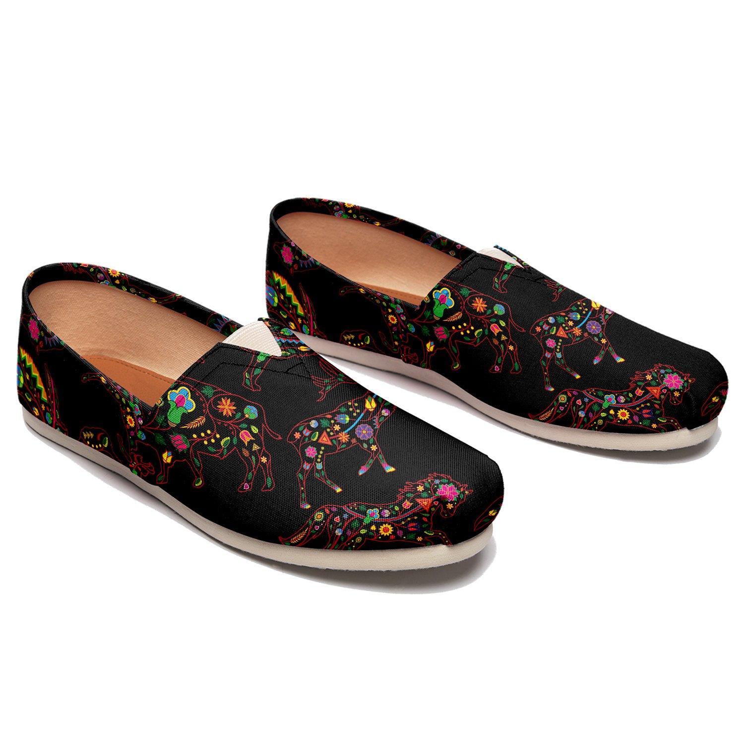 Floral Animals Casual Unisex Slip On Shoe Herman 