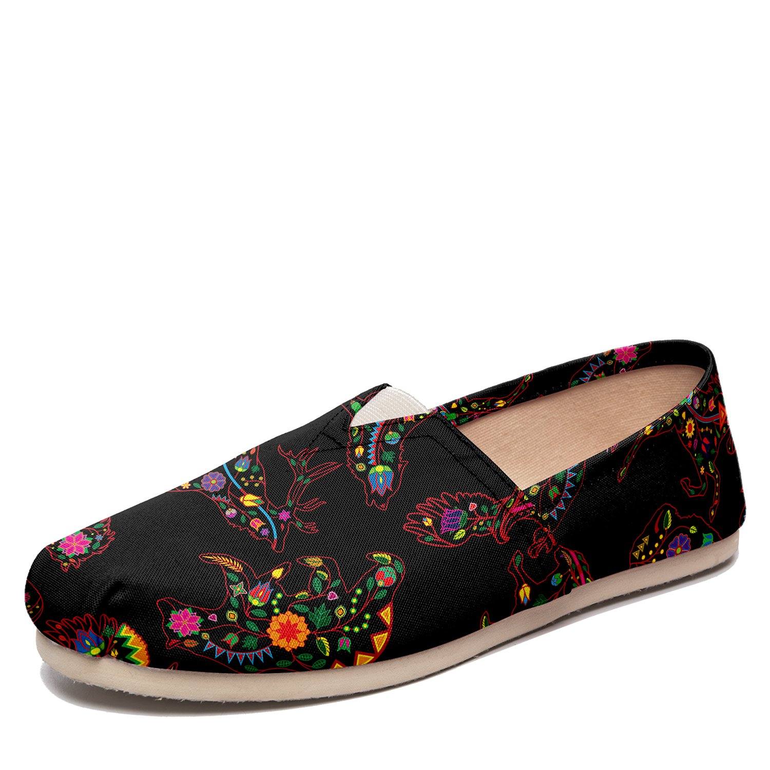 Floral Animals Casual Unisex Slip On Shoe Herman 