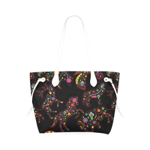 Load image into Gallery viewer, Floral Animals Clover Canvas Tote Bag (Model 1661) Clover Canvas Tote Bag (1661) e-joyer 
