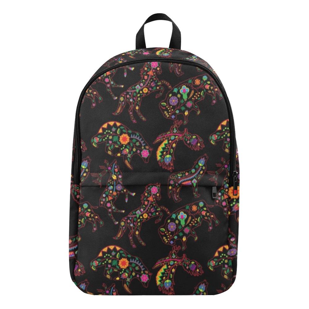Floral Animals Fabric Backpack for Adult (Model 1659) Casual Backpack for Adult (1659) e-joyer 