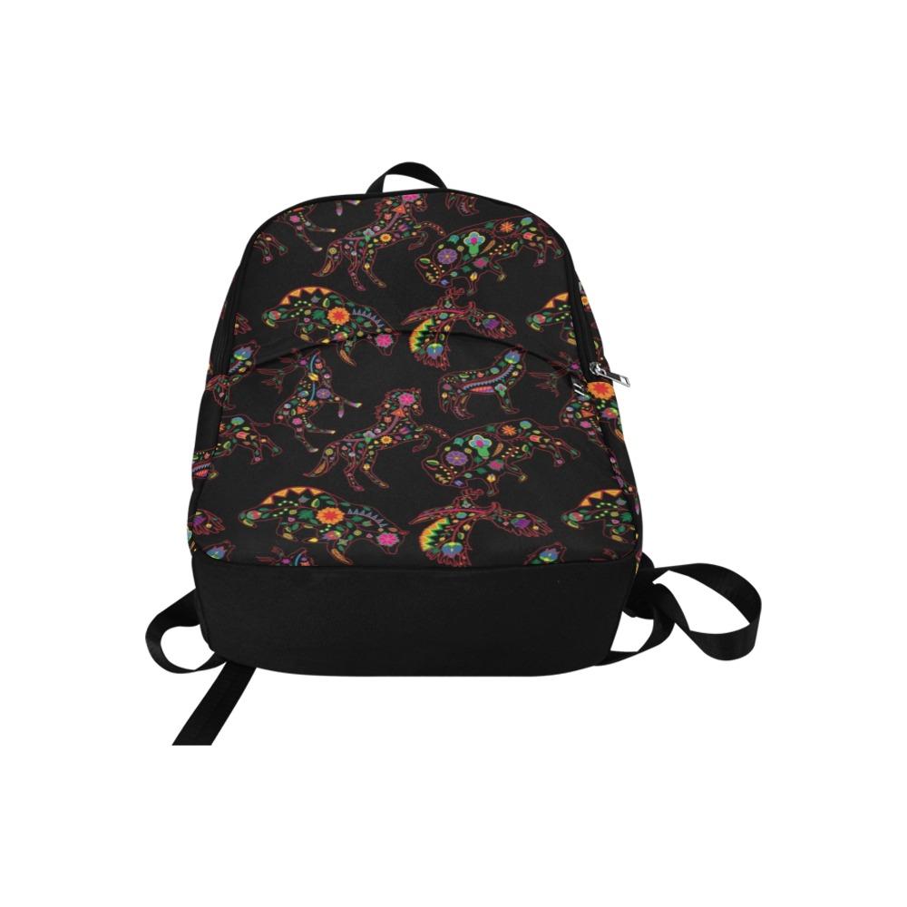 Floral Animals Fabric Backpack for Adult (Model 1659) Casual Backpack for Adult (1659) e-joyer 