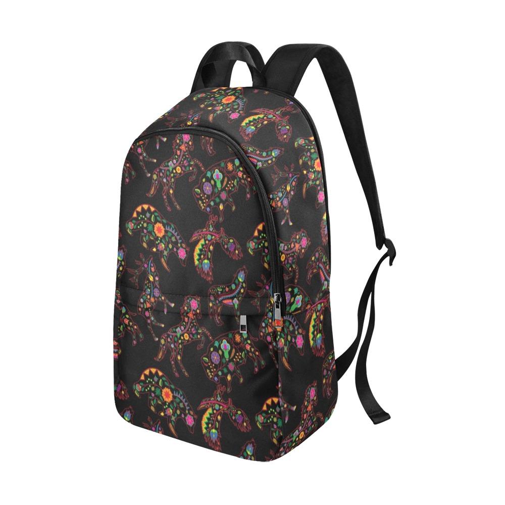 Floral Animals Fabric Backpack for Adult (Model 1659) Casual Backpack for Adult (1659) e-joyer 