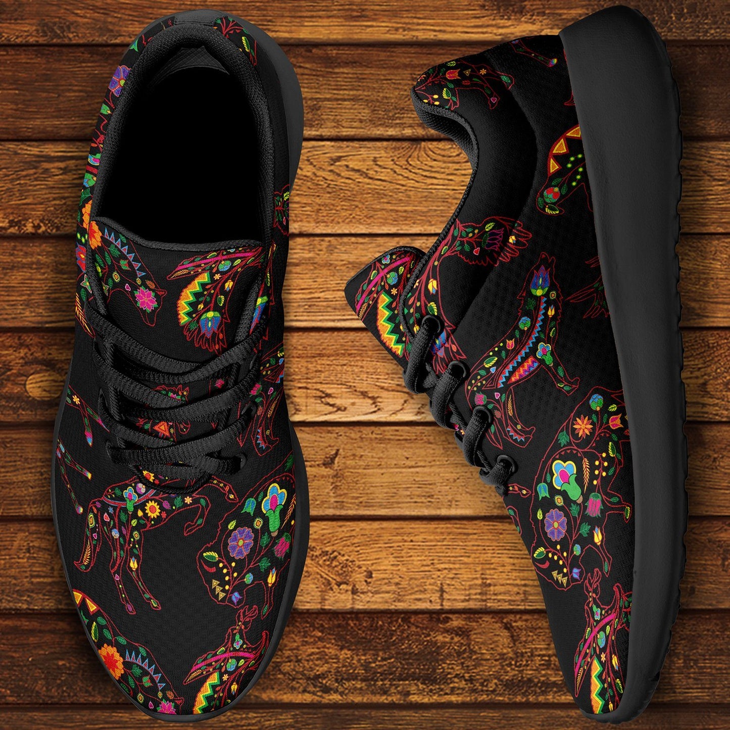 Floral Animals Ikkaayi Sport Sneakers ikkaayi Herman 