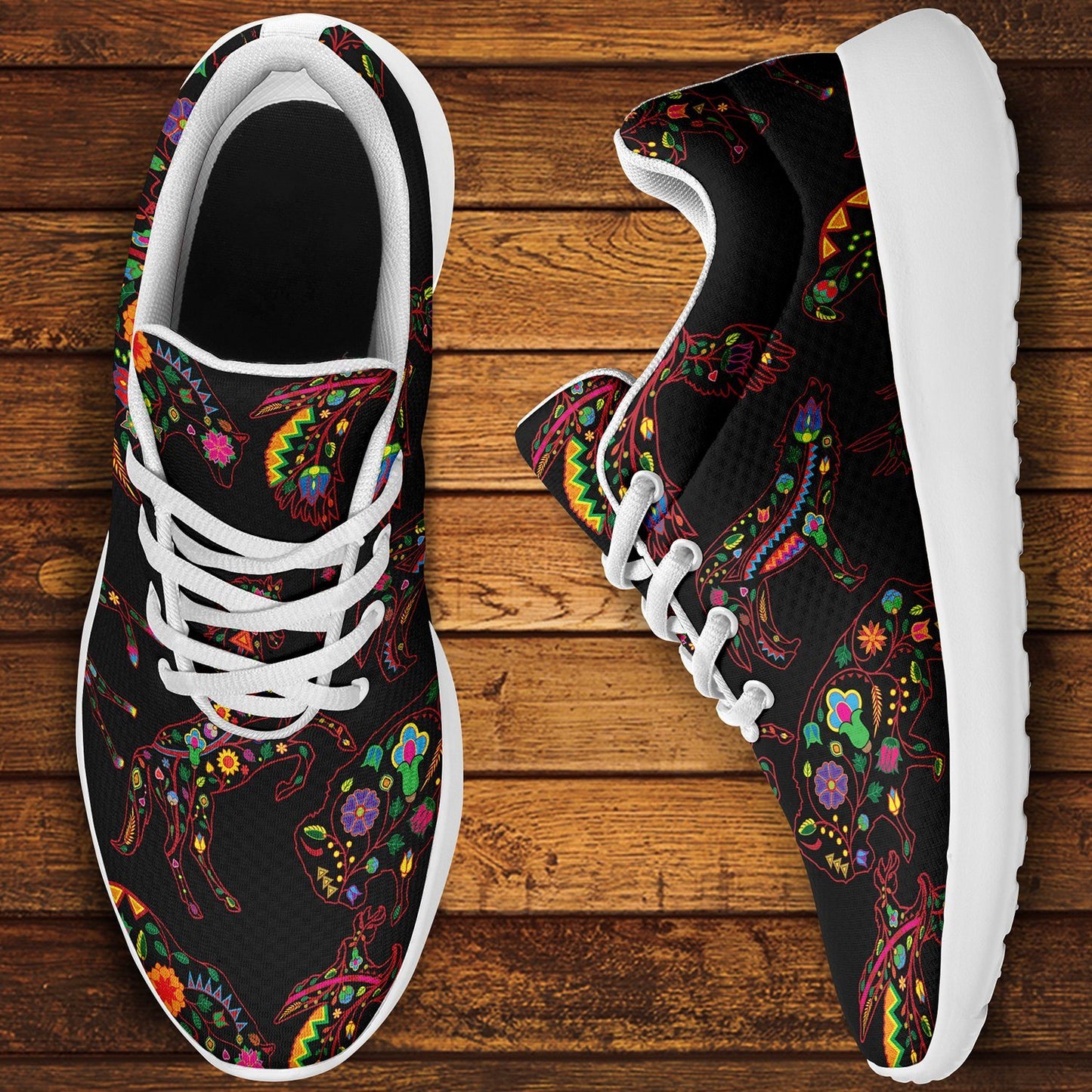 Floral Animals Ikkaayi Sport Sneakers ikkaayi Herman 