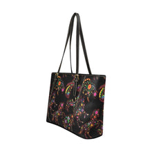 Load image into Gallery viewer, Floral Animals Leather Tote Bag/Large (Model 1640) bag e-joyer 
