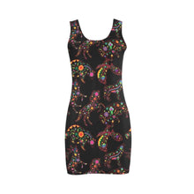 Load image into Gallery viewer, Floral Animals Medea Vest Dress (Model D06) Medea Vest Dress (D06) e-joyer 
